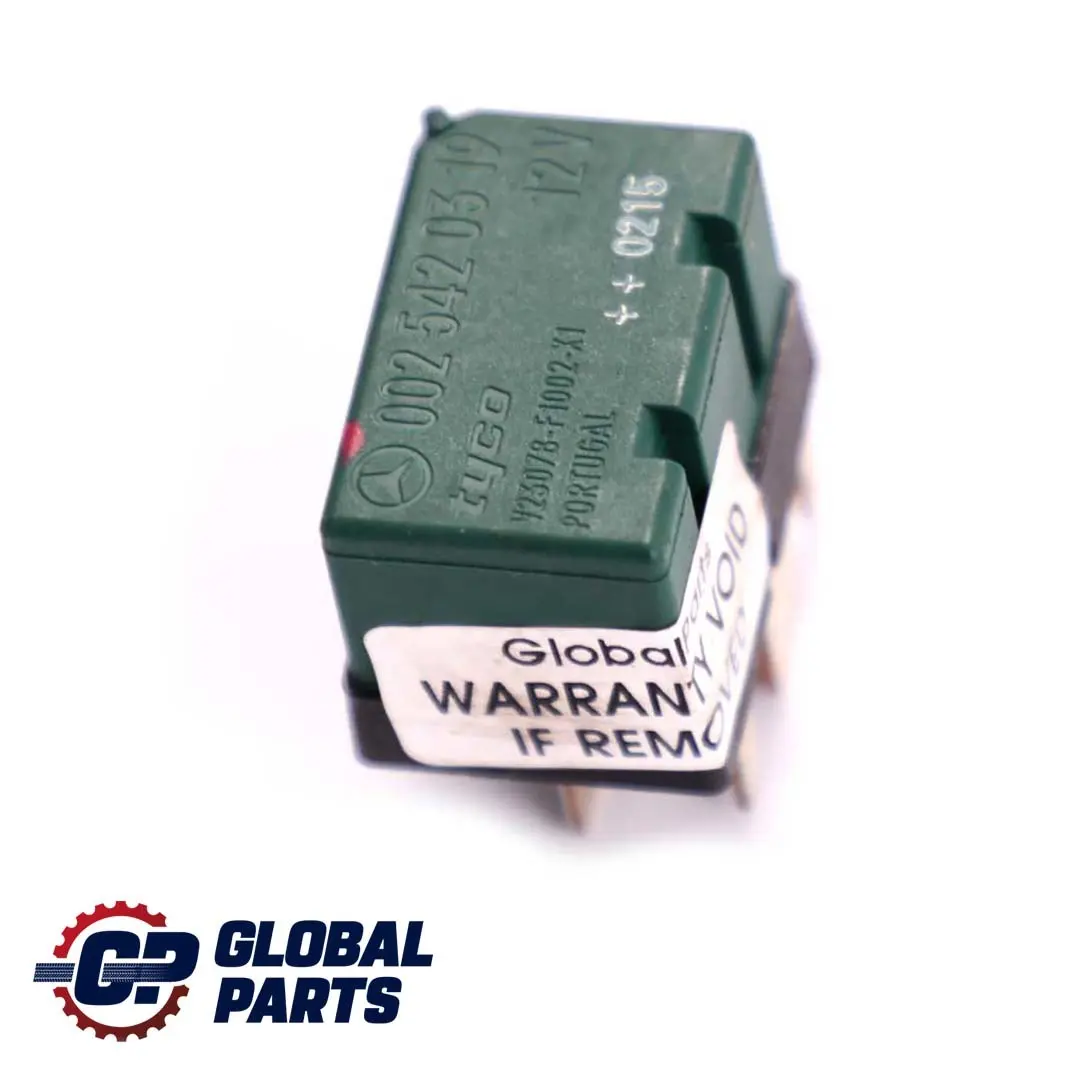 Class W168 W202 W203 Relay 6-Pin Green Tyco Mercedes A C - SKU A0025420319 - Part number A0025420319