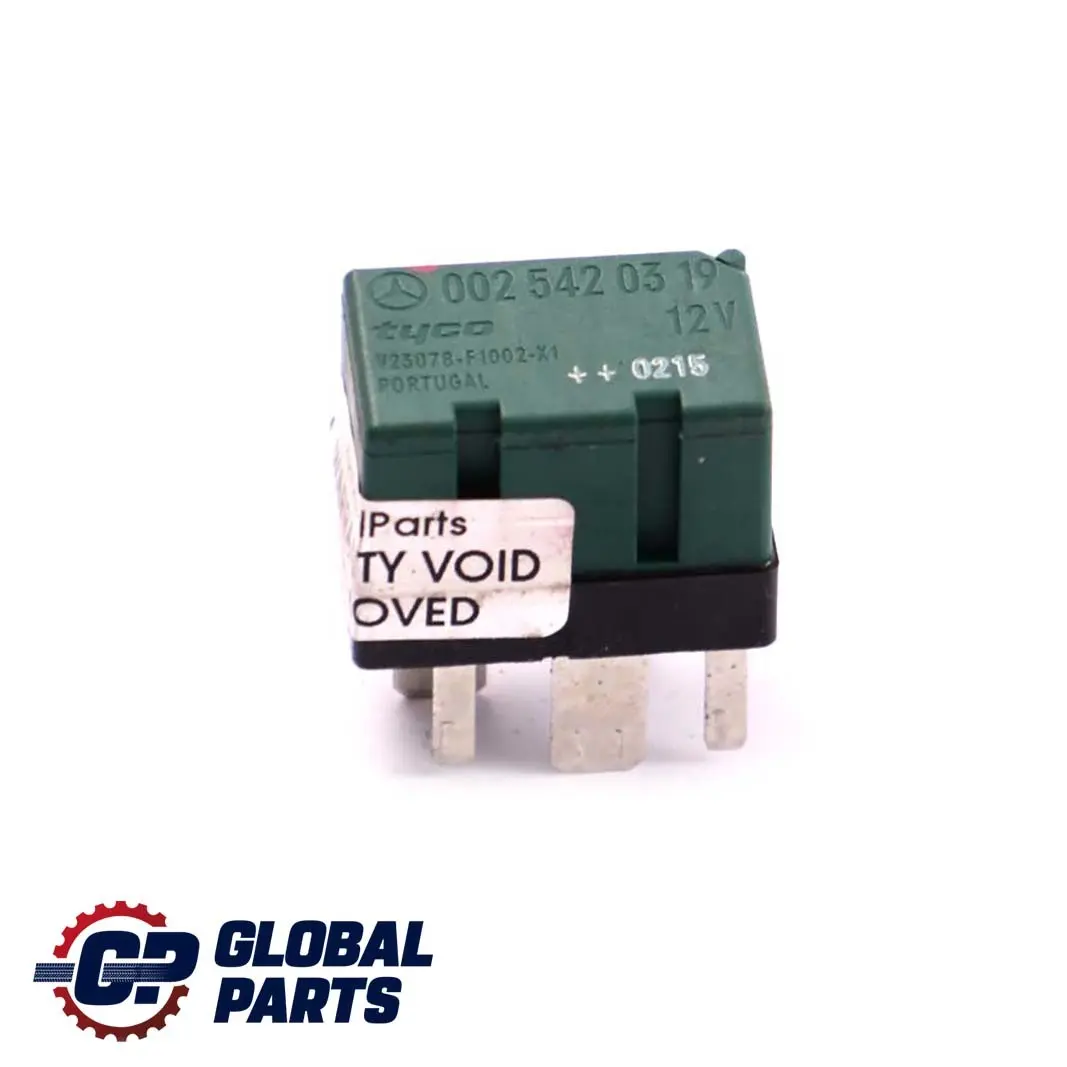Class W168 W202 W203 Relay 6-Pin Green Tyco Mercedes A C - SKU A0025420319 - Part number A0025420319