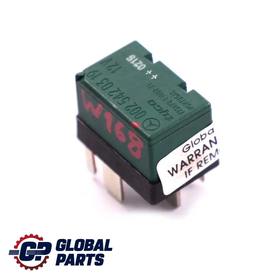 Class W168 W202 W203 Relay 6-Pin Green Tyco Mercedes A C - SKU A0025420319 - Part number A0025420319