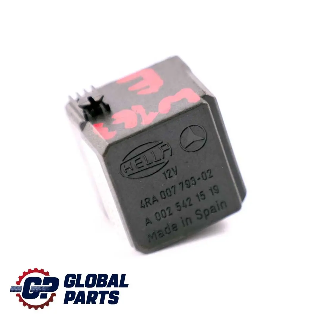  Mercedes-Benz M-Class ML W163 Relay 4-Pin Black Hella - SKU A0025421519 - Part number A0025421519