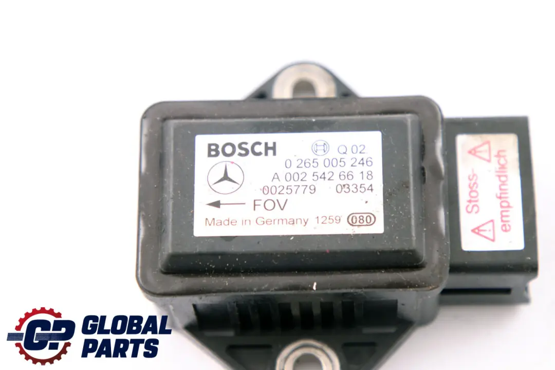 ESP Yaw Rotation Rate Sensor to Mercedes W211 W220 with Part number A0025426618 Mercedes W211 W220 ESP Yaw Rotation Rate Sensor - SKU A0025426618 - Part number A0025426618