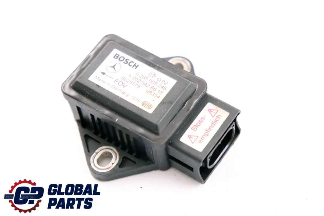 Sensore Velocità Rotazione Dell'imbardata ESP per Mercedes W211 W220 con numero di parte A0025426618 Mercedes W211 W220 Sensore Velocità Rotazione Dell'imbardata ESP - SKU A0025426618 - Numero di parte A0025426618