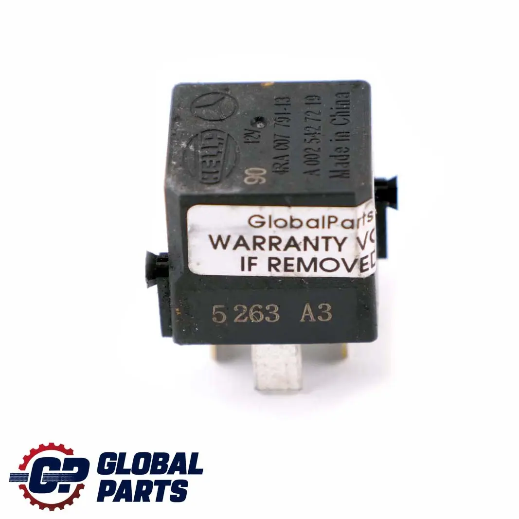4-Pin Black Hella Mercedes W169 W245 W204 W212 Relay - SKU A0025427219 - Part number A0025427219