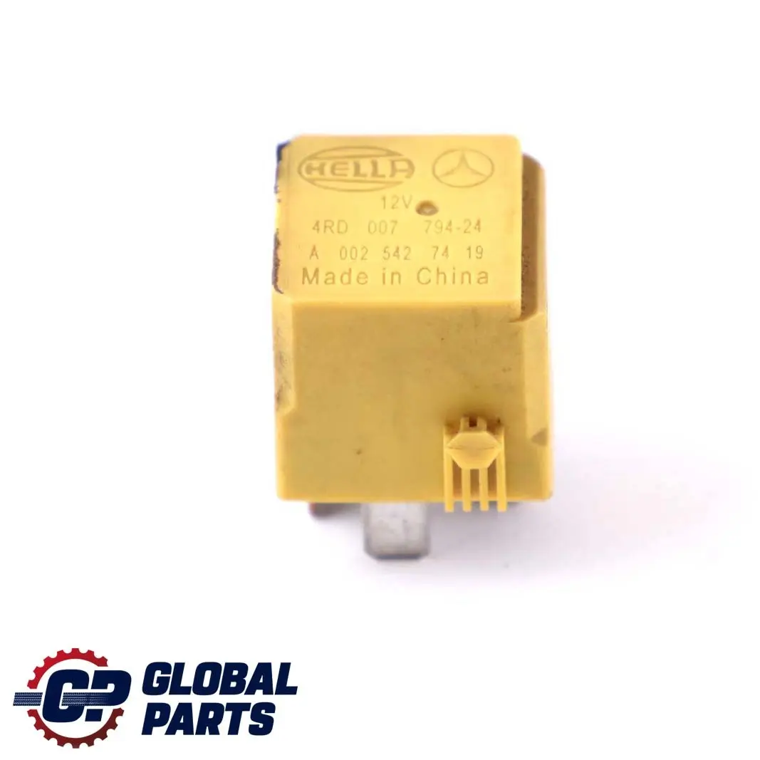  Mercedes-Benz W169 W245 W210 W163 Relè 5 poli giallo Hella - SKU A0025427419 - Numero di parte A0025427419
