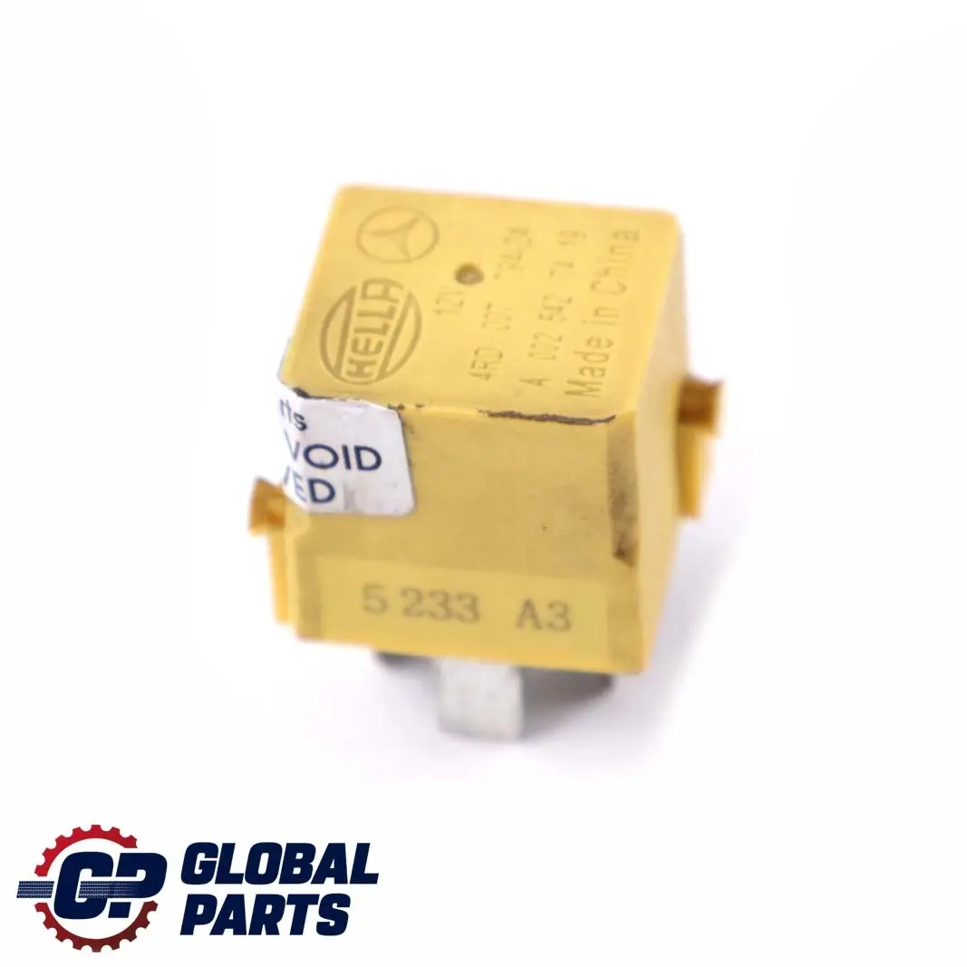  Mercedes-Benz W169 W245 W210 W163 Relé 5 polos Amarillo Hella - SKU A0025427419 - Número de pieza A0025427419