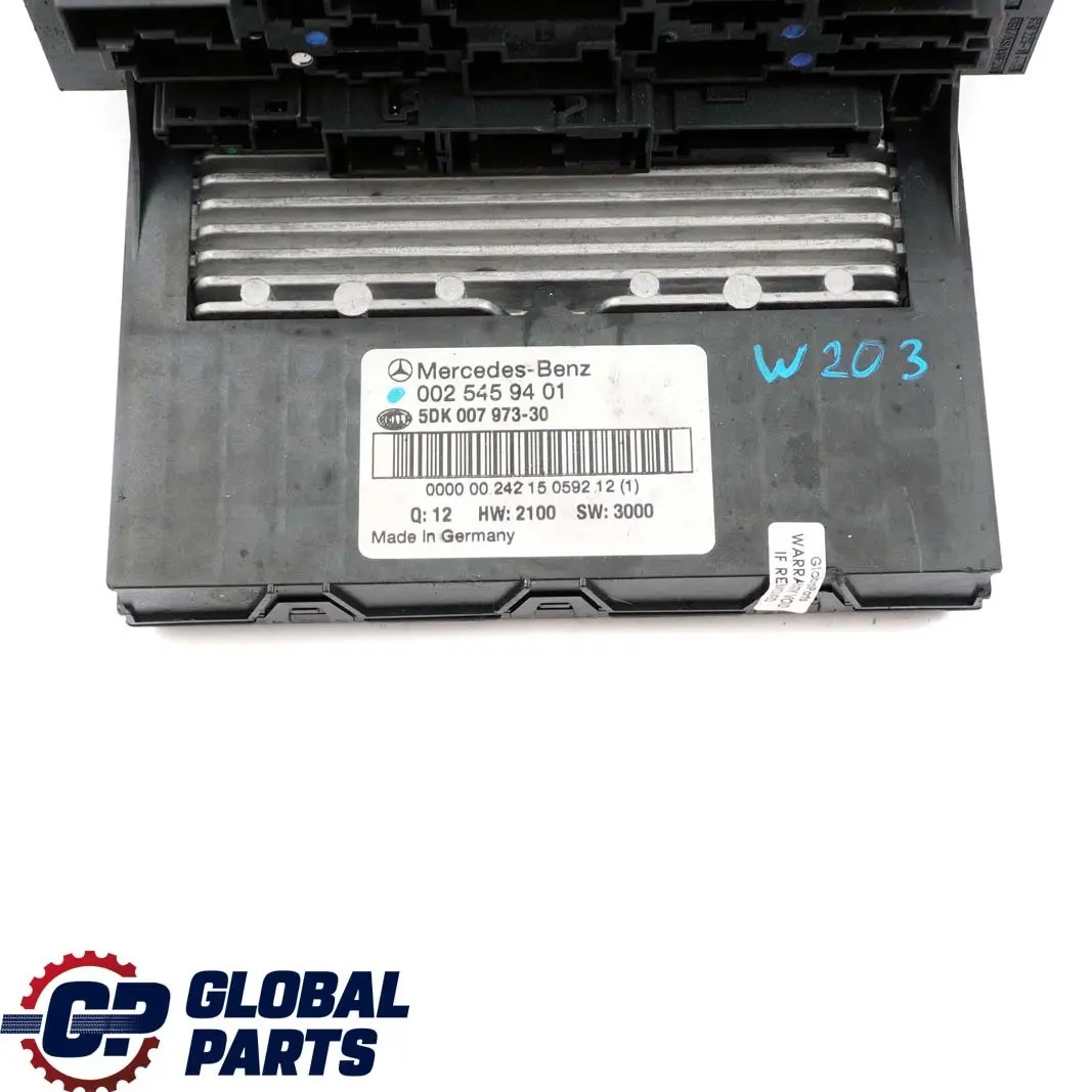  Mercedes-Benz C-Klasse W203 Zentralelektrik Sicherungskasten SAM - SKU A0025459401 - Teilenummer A0025459401