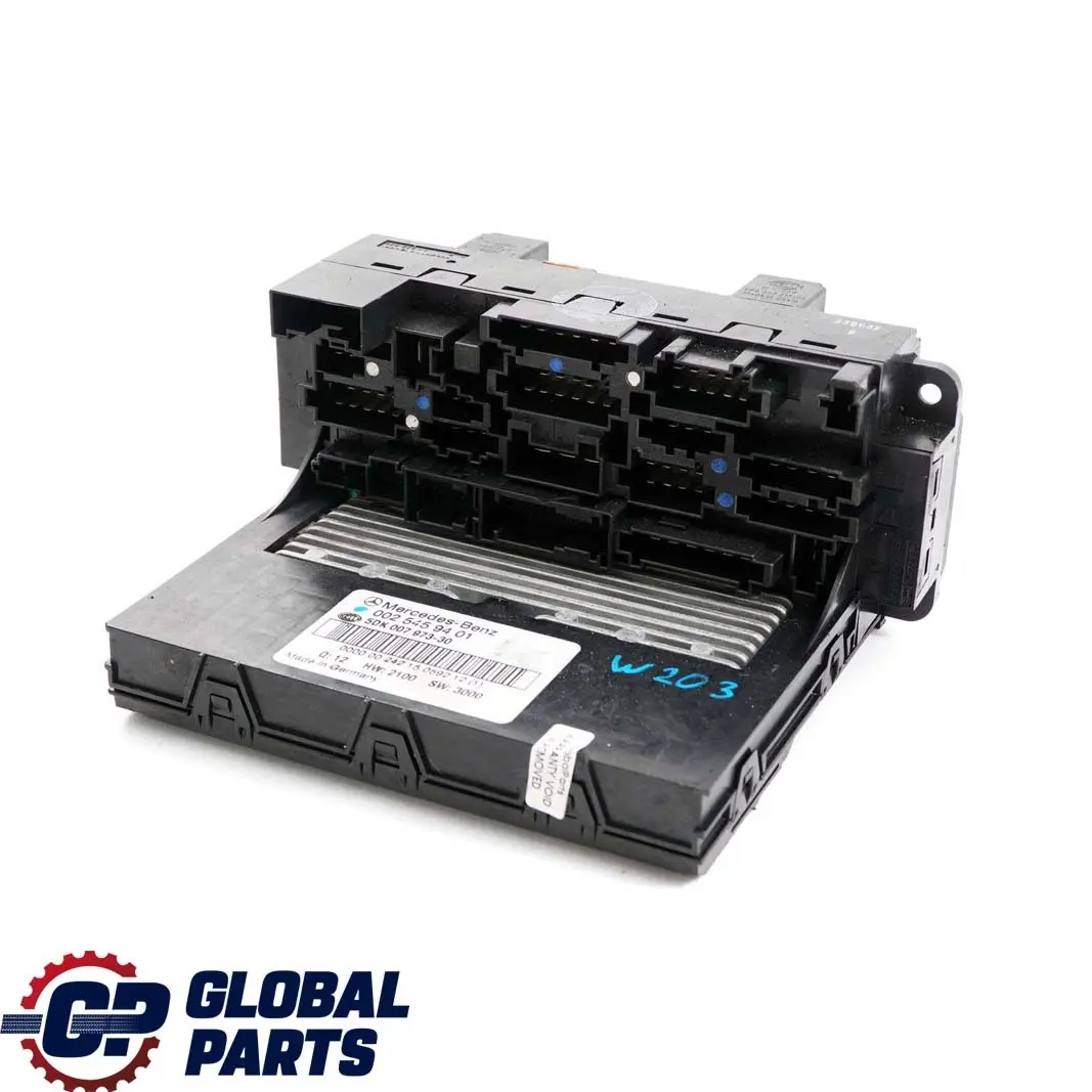Mercedes-Benz C-Class W203 Fuse Box Control Unit Module SAM to with Part number A0025459401 Mercedes-Benz C-Class W203 Fuse Box Control Unit Module SAM - SKU A0025459401 - Part number A0025459401