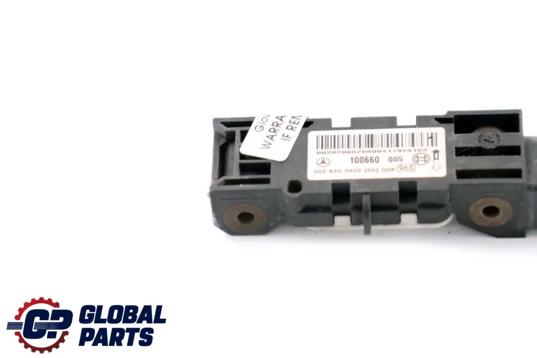 Clase S W203 C209 W220 Airbag Crash Sensor para Mercedes C CLK con número de pieza A0028200826 Mercedes C CLK Clase S W203 C209 W220 Airbag Crash Sensor - SKU A0028200826 - Número de pieza A0028200826
