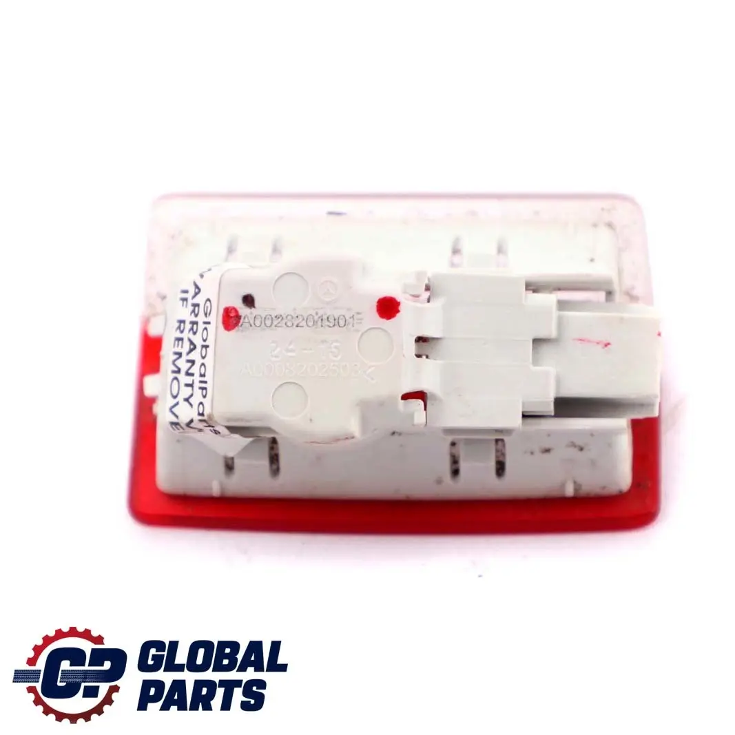 Door Card Lamp Mercedes W166 W176 Courtesy Light Red to with Part number A0028201901 Door Card Lamp Mercedes W166 W176 Courtesy Light Red - SKU A0028201901 - Part number A0028201901