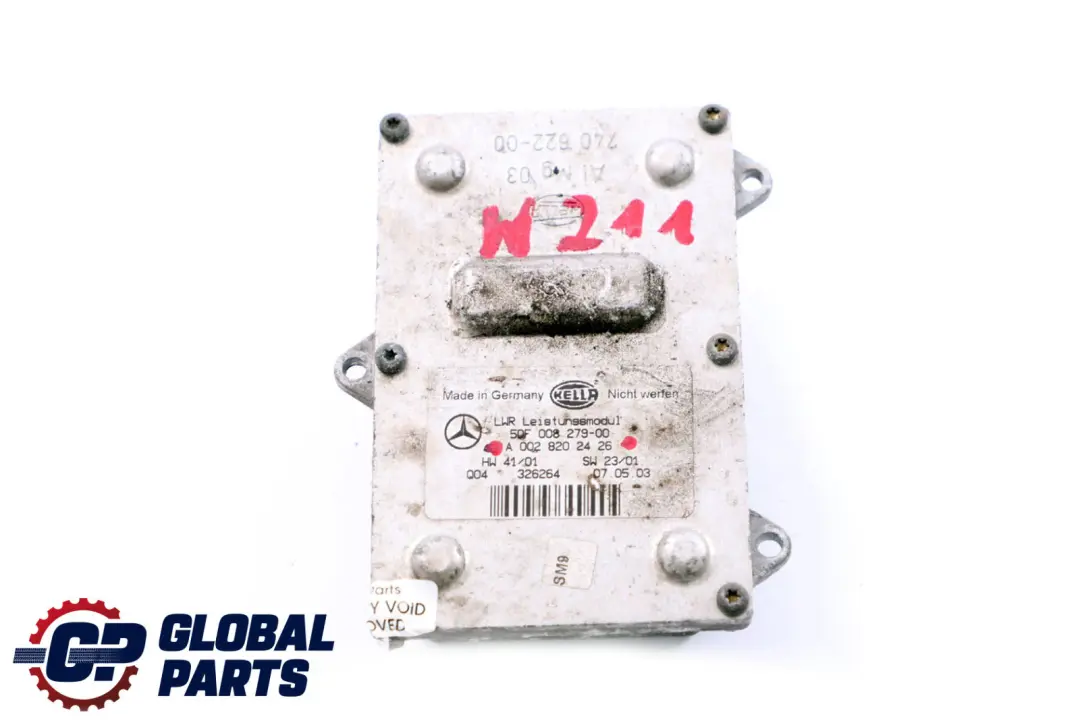 Mercedes W211 Module de contrôle du niveau des phares au xénon - SKU A0028202426 - Numéro de pièce A0028202426