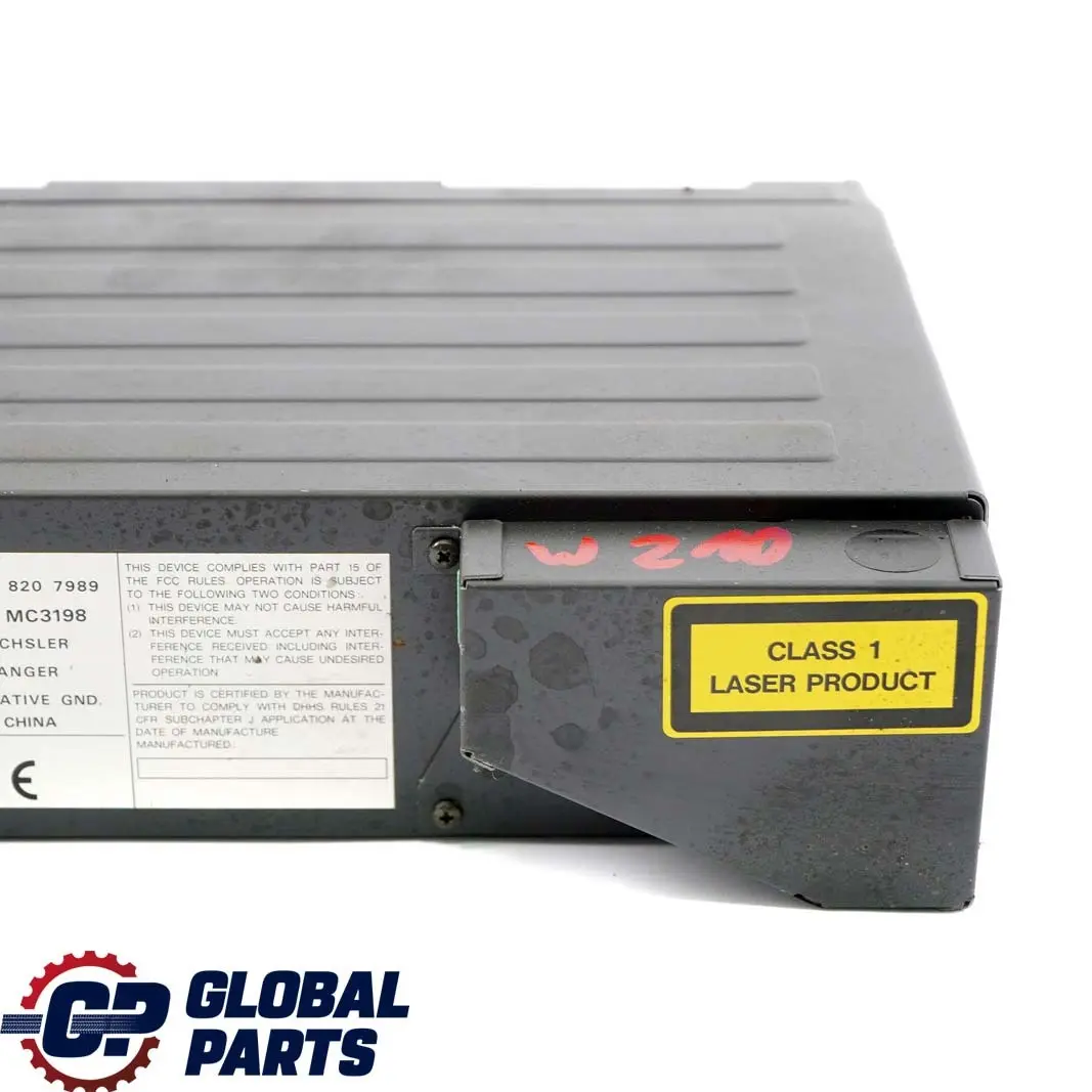 Mercedes-Benz C CLK E S Class W202 C208 W210 W220 CD Changer Player to with Part number A0028207989 Mercedes-Benz C CLK E S Class W202 C208 W210 W220 CD Changer Player - SKU A0028207989 - Part number A0028207989