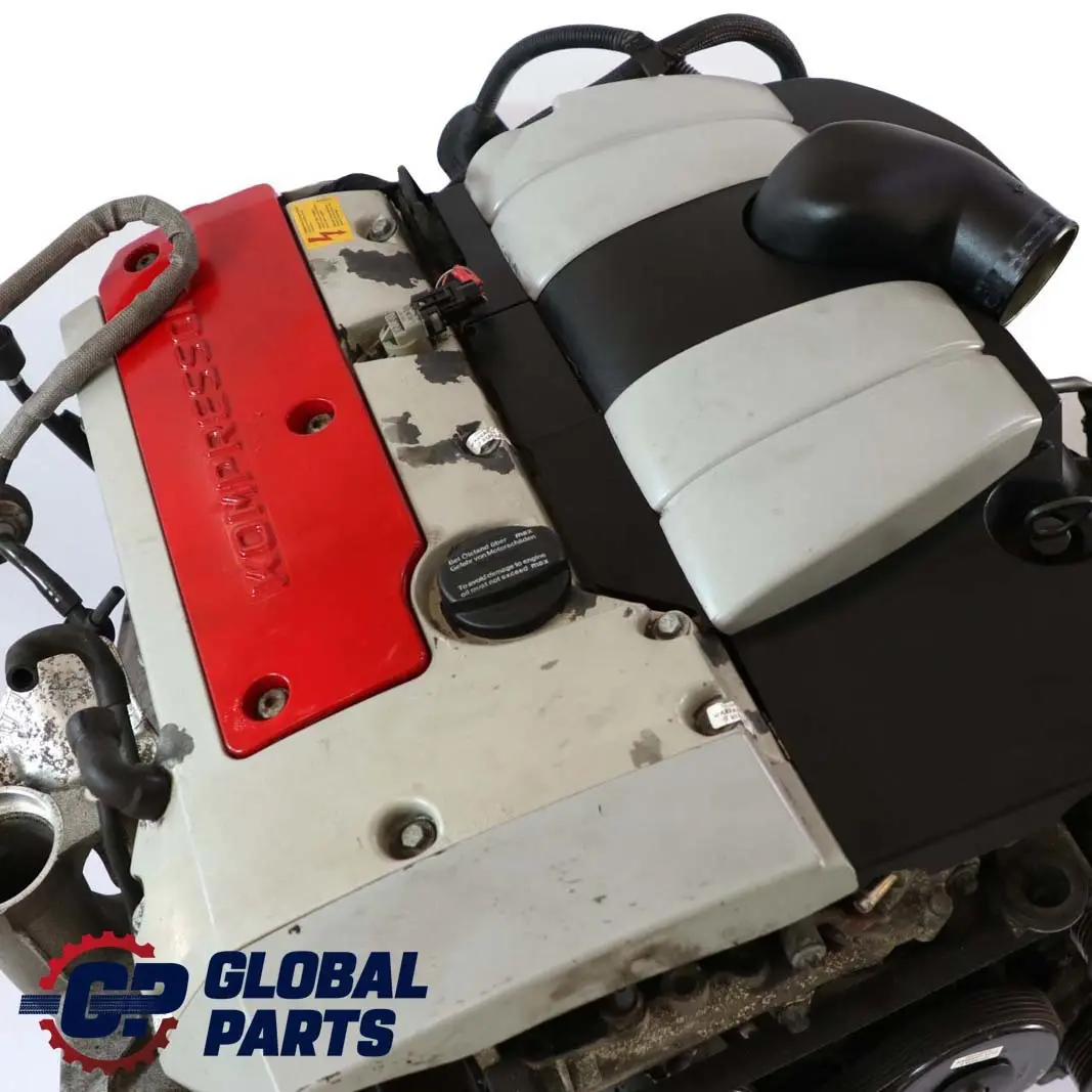 Mercedes-Benz W203 200 Kompressor Complete Engine M111 111.955 E20 ML WARRANTY to with Part number A0030100800 Mercedes-Benz W203 200 Kompressor Complete Engine M111 111.955 E20 ML WARRANTY - SKU A0030100800-1 - Part number A0030100800