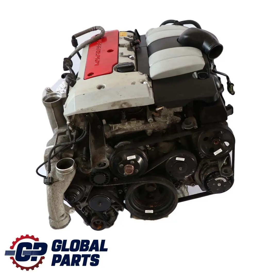 Mercedes-Benz W203 200 Kompressor Complete Engine M111 111.955 E20 ML WARRANTY to with Part number A0030100800 Mercedes-Benz W203 200 Kompressor Complete Engine M111 111.955 E20 ML WARRANTY - SKU A0030100800-1 - Part number A0030100800