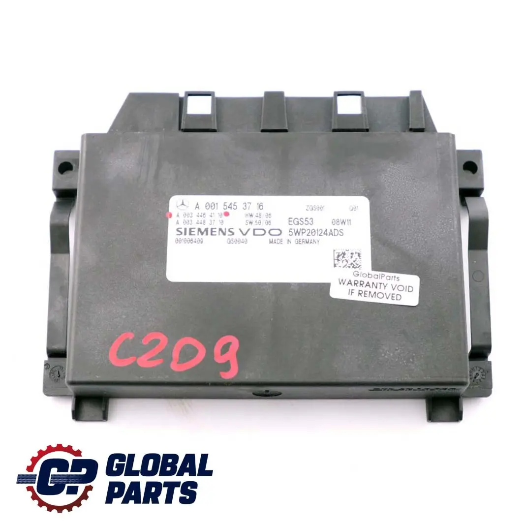 Mercedes W203 W204 W211 Caja cambios automática Unidad control transmisión - SKU A0034464110 - Número de pieza A0034464110