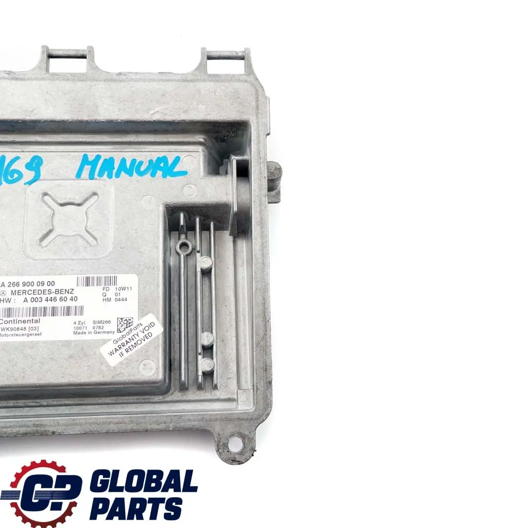 Mercedes-Benz W169 W245 Engine Control Unit Module ECU SIM266 to with Part number A0034466040 Mercedes-Benz W169 W245 Engine Control Unit Module ECU SIM266 - SKU A0034466040 - Part number A0034466040