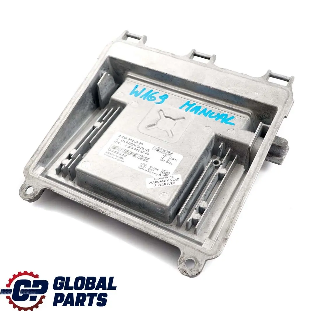 Mercedes-Benz W169 W245 Engine Control Unit Module ECU SIM266 to with Part number A0034466040 Mercedes-Benz W169 W245 Engine Control Unit Module ECU SIM266 - SKU A0034466040 - Part number A0034466040