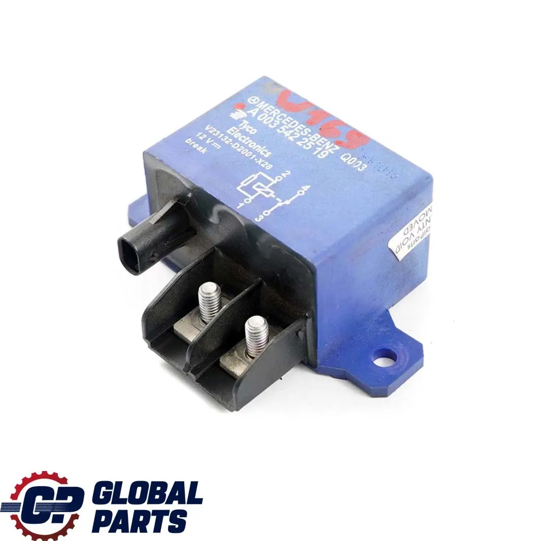Mercedes-Benz A B Class W169 W245 Battery Relay Module Unit to with Part number A0035422519 Mercedes-Benz A B Class W169 W245 Battery Relay Module Unit - SKU A0035422519 - Part number A0035422519