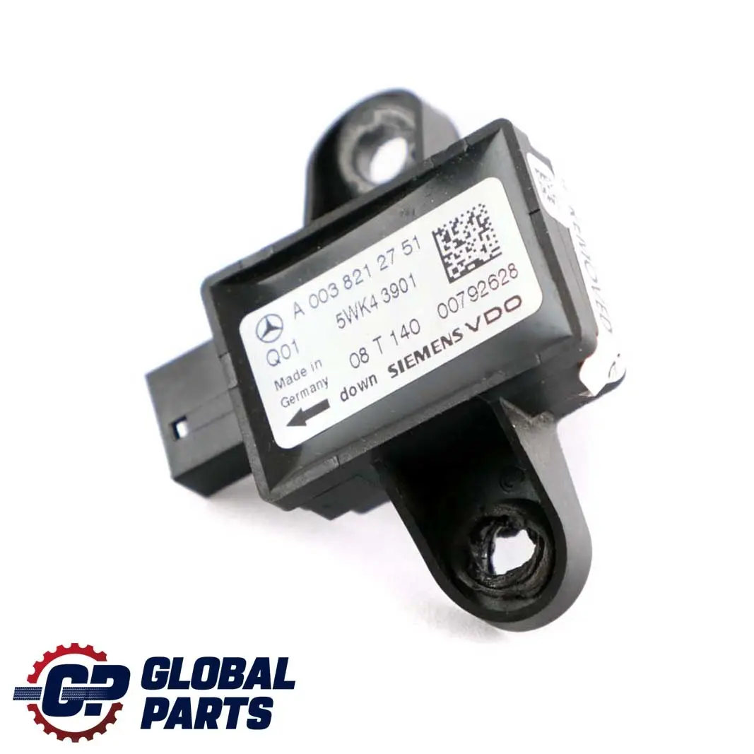 Puerta sensor colisión impacto de airbag para Mercedes W221 ML W164 con número de pieza A0038212751 Mercedes W221 ML W164 Puerta sensor colisión impacto de airbag - SKU A0038212751 - Número de pieza A0038212751