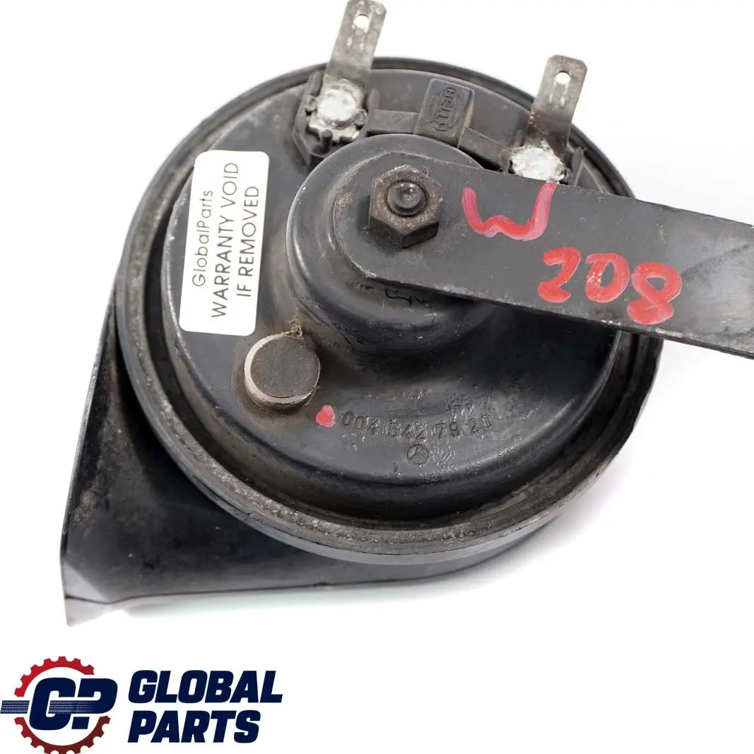 W208 Klakson Wysoki Ton do Mercedes CLK o numerze A0045427920 Mercedes CLK W208 Klakson Wysoki Ton - SKU A0045427920 - Numer Części A0045427920