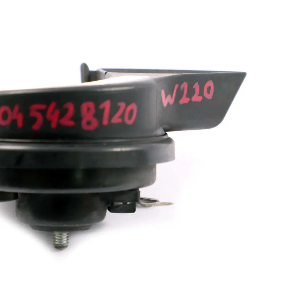 Sygnał Dźwiękowy Klakson do Mercedes C209 W203 W220 o numerze A0045428120 Mercedes C209 W203 W220 Sygnał Dźwiękowy Klakson - SKU A0045428120 - Numer Części A0045428120