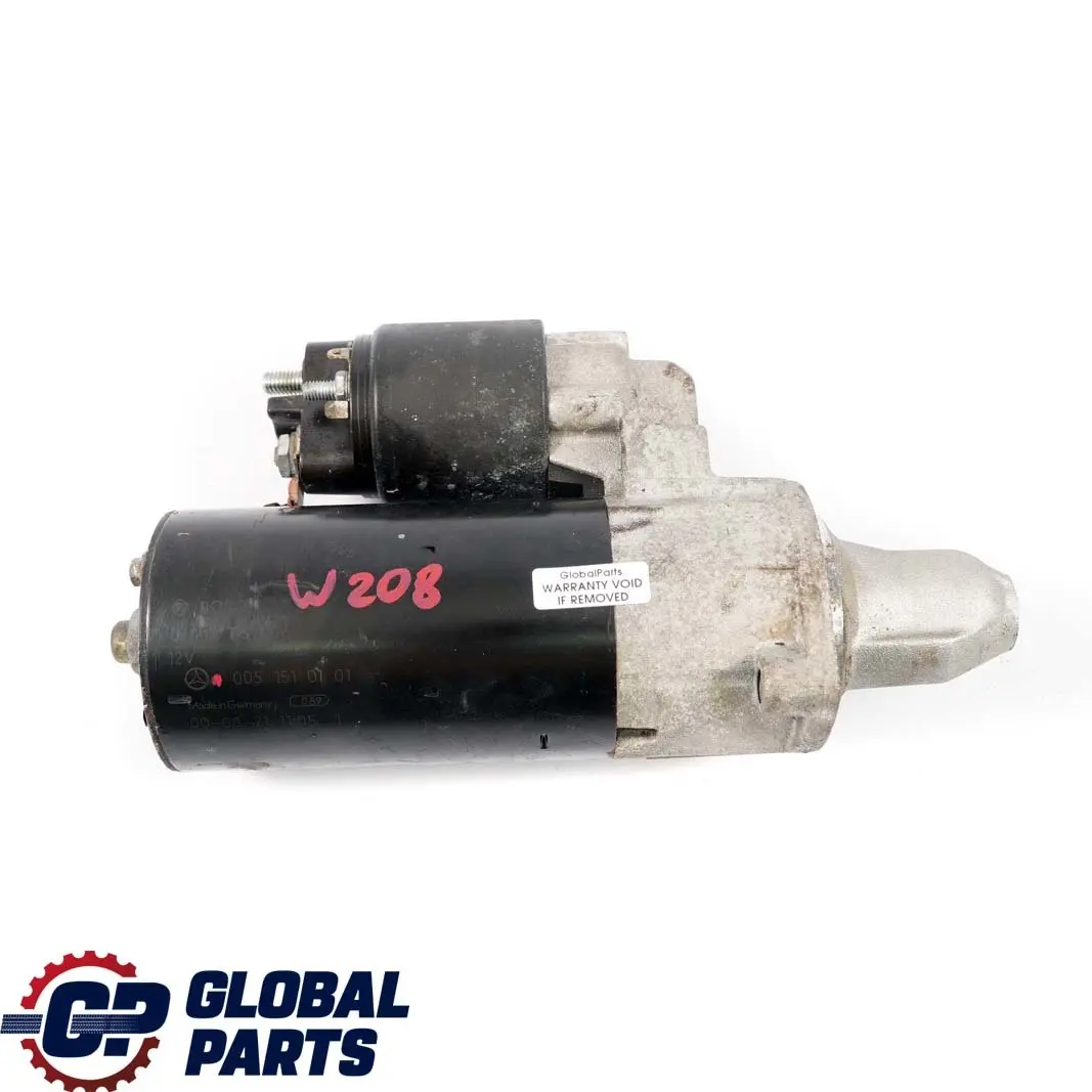  Mercedes-Benz W202 W203 W208 W220 M112 M113 Engine Starter Motor - SKU rhd-A0051510101 - Part number A0051510101
