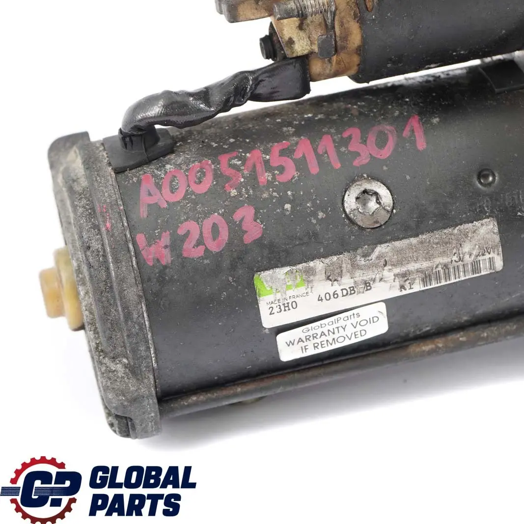  Mercedes-Benz C E Klasse W203 W211 Diesel Anlasser Motor - SKU A0051511301 - Teilenummer A0051511301