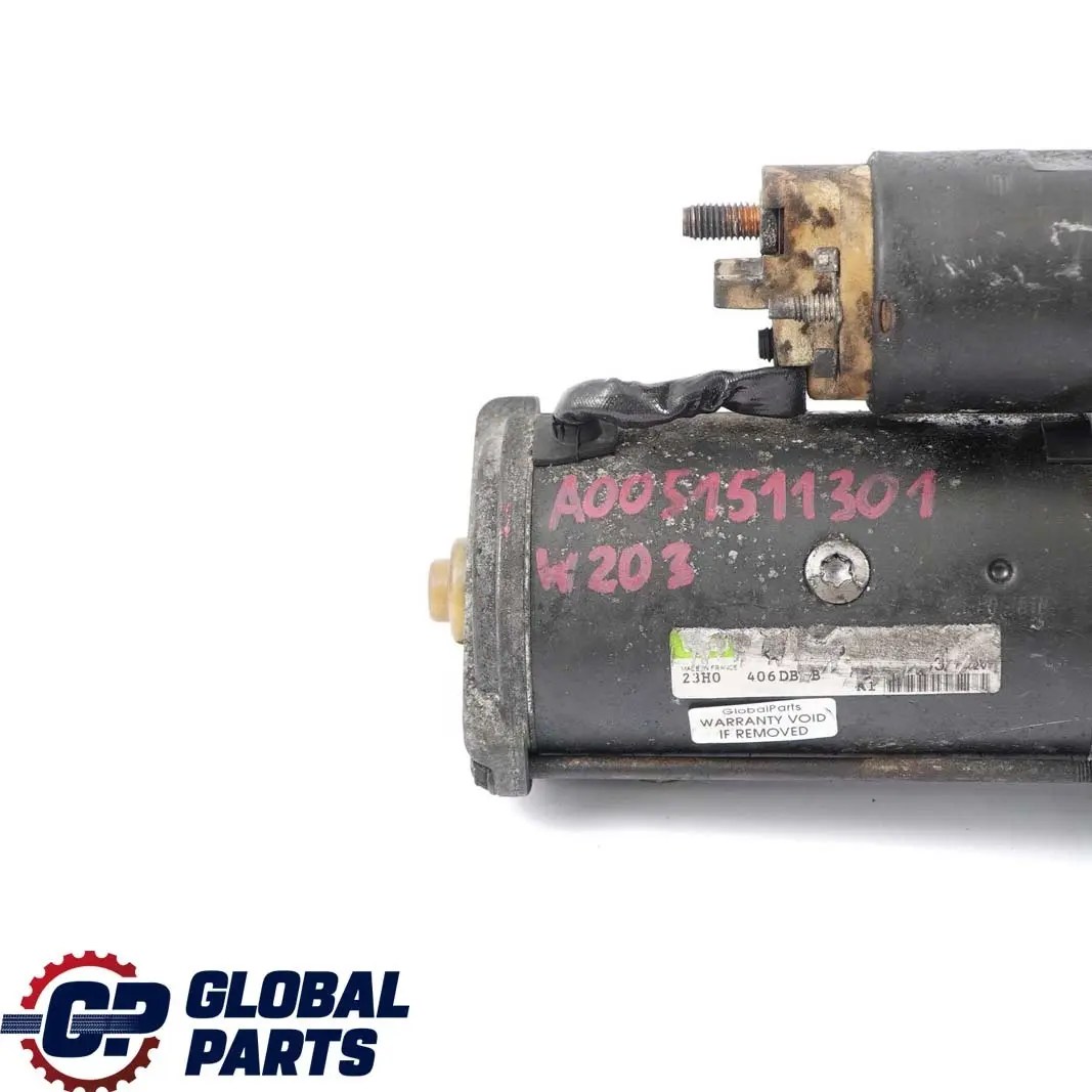 Mercedes-Benz Classe C E W203 W211 Motore Diesel Motorino avviamento per con numero di parte A0051511301 Mercedes-Benz Classe C E W203 W211 Motore Diesel Motorino avviamento - SKU A0051511301 - Numero di parte A0051511301
