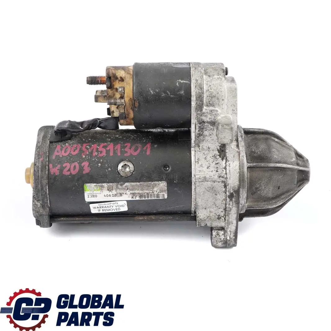 Mercedes-Benz C E Klasse W203 W211 Diesel Anlasser Motor - SKU A0051511301 - Teilenummer A0051511301