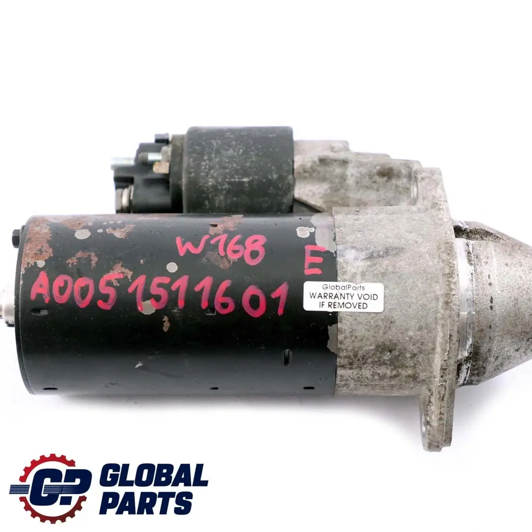 Mercedes W168 Vaneo W414 Diesel Engine Speed Starter Motor - SKU A0051511601 - Part number A0051511601