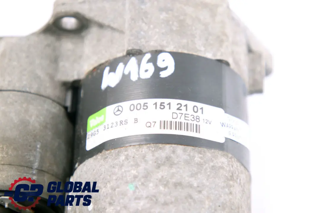 Mercedes Benz A B W168 W169 W245 Petrol Engine Starter Motor - SKU A0051512101 - Numéro de pièce A0051512101