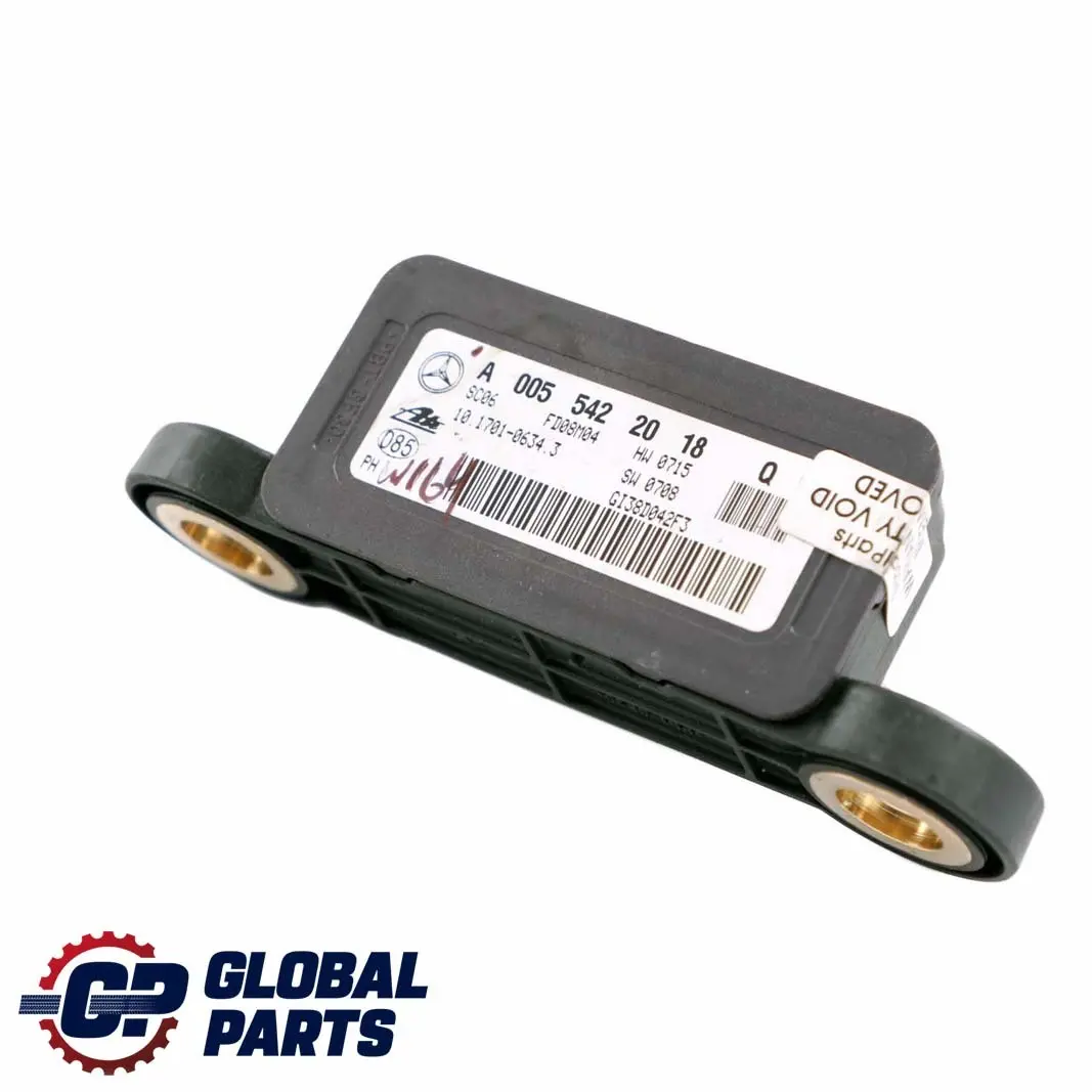 Sensor ESP Mercedes W164 W221 Sensor Velocidad De Rotación Guiñada para con número de pieza A0055422018 Sensor ESP Mercedes W164 W221 Sensor Velocidad De Rotación Guiñada - SKU A0055422018 - Número de pieza A0055422018