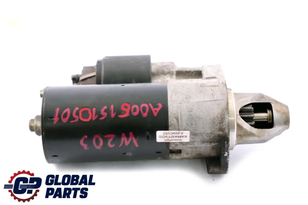 Starter Motor Mercedes W203 W204 Petrol Engine - SKU A0061510501 - Part number A0061510501