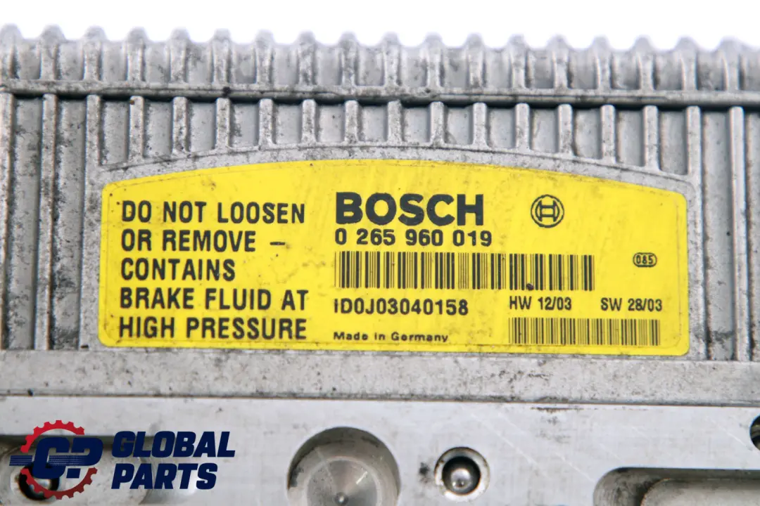 E-Klasse W211 Hydraulikblock Hydraulikaggregat ABS SBC Pumpe für Mercedes mit Teilenummer A0094312612 Mercedes E-Klasse W211 Hydraulikblock Hydraulikaggregat ABS SBC Pumpe - SKU A0094312612 - Teilenummer A0094312612