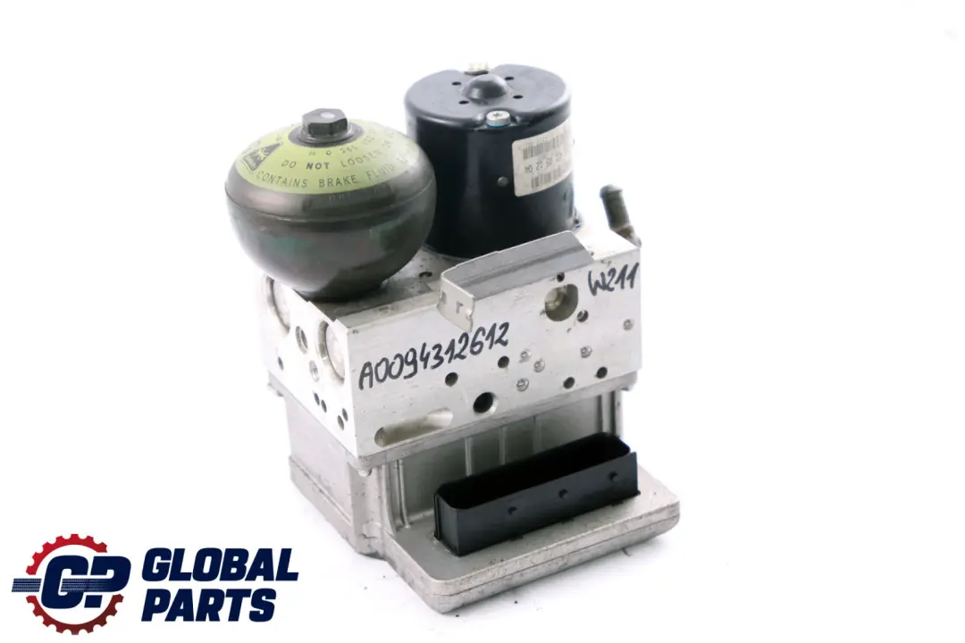 Mercedes-Benz E-Class W211 ABS SBC Hydraulic Brake Pump Unit to with Part number A0094312612 Mercedes-Benz E-Class W211 ABS SBC Hydraulic Brake Pump Unit - SKU A0094312612 - Part number A0094312612