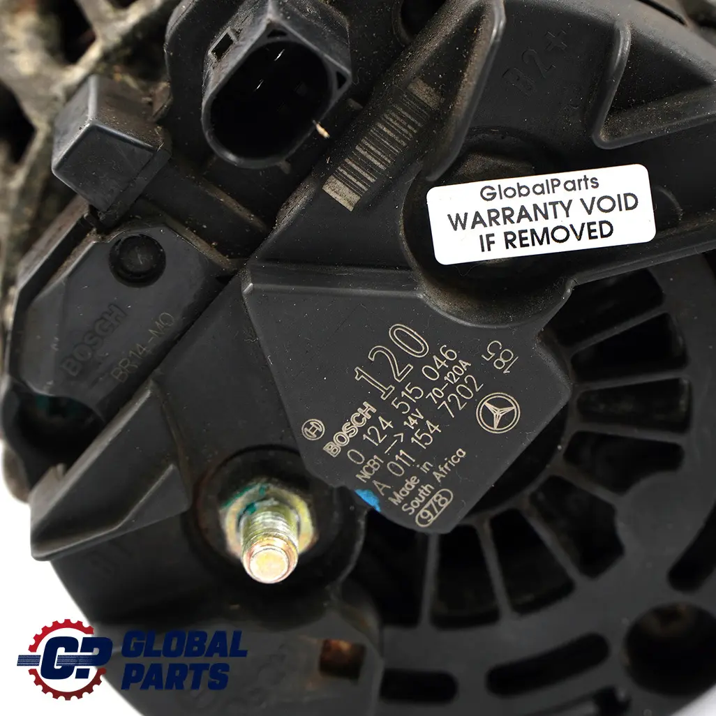  Mercedes-Benz W203 M111 C 200 230 K Bosch Generator Alternator - SKU A0111547202 - Teilenummer A0111547202