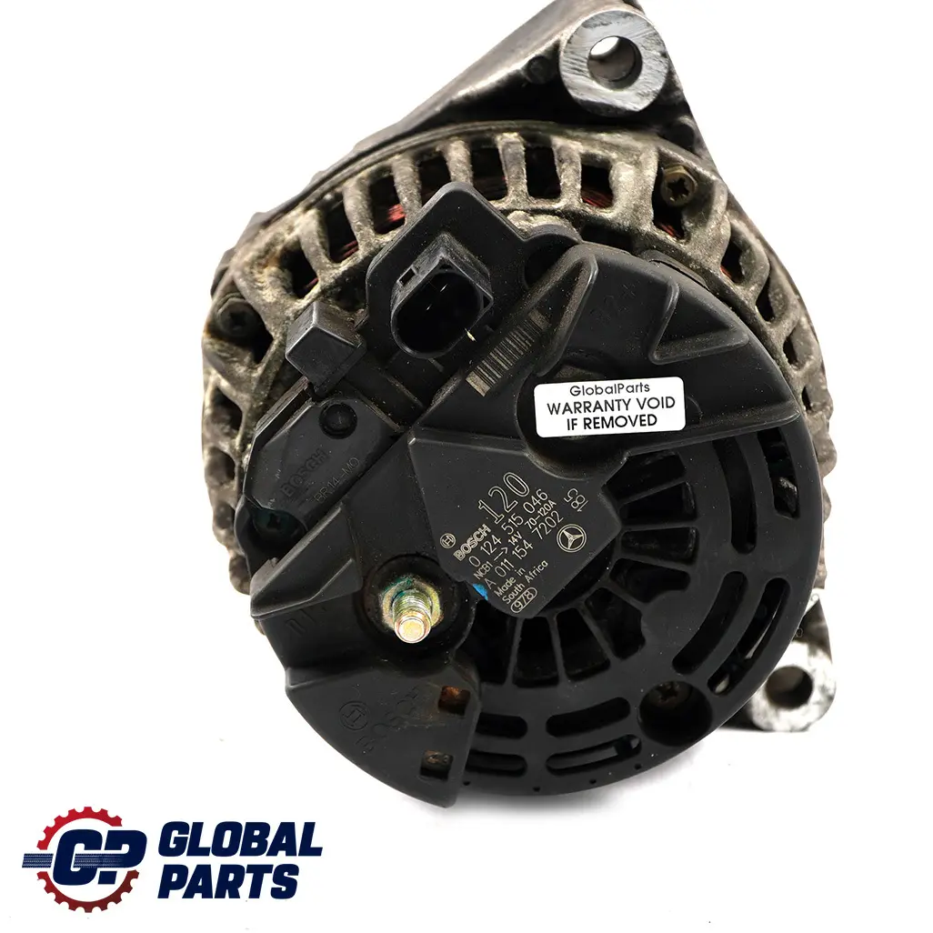  Mercedes-Benz W203 M111 C 200 230 K Bosch Generator Alternator - SKU A0111547202 - Teilenummer A0111547202