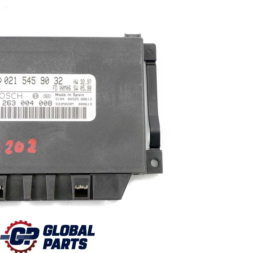  Mercedes-Benz W202 W208 Einparkhilfe Parktronic Steuergerät Modul - SKU A0215459032 - Teilenummer A0215459032