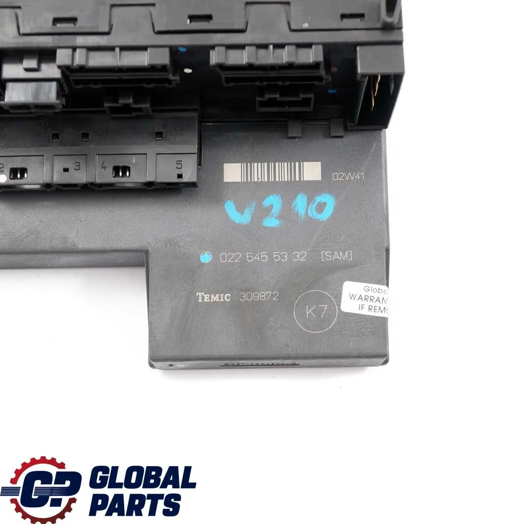 Mercedes-Benz C E W202 Estate W210 Fuse Box Control Unit Module SAM to with Part number A0225455332 Mercedes-Benz C E W202 Estate W210 Fuse Box Control Unit Module SAM - SKU A0225455332 - Part number A0225455332