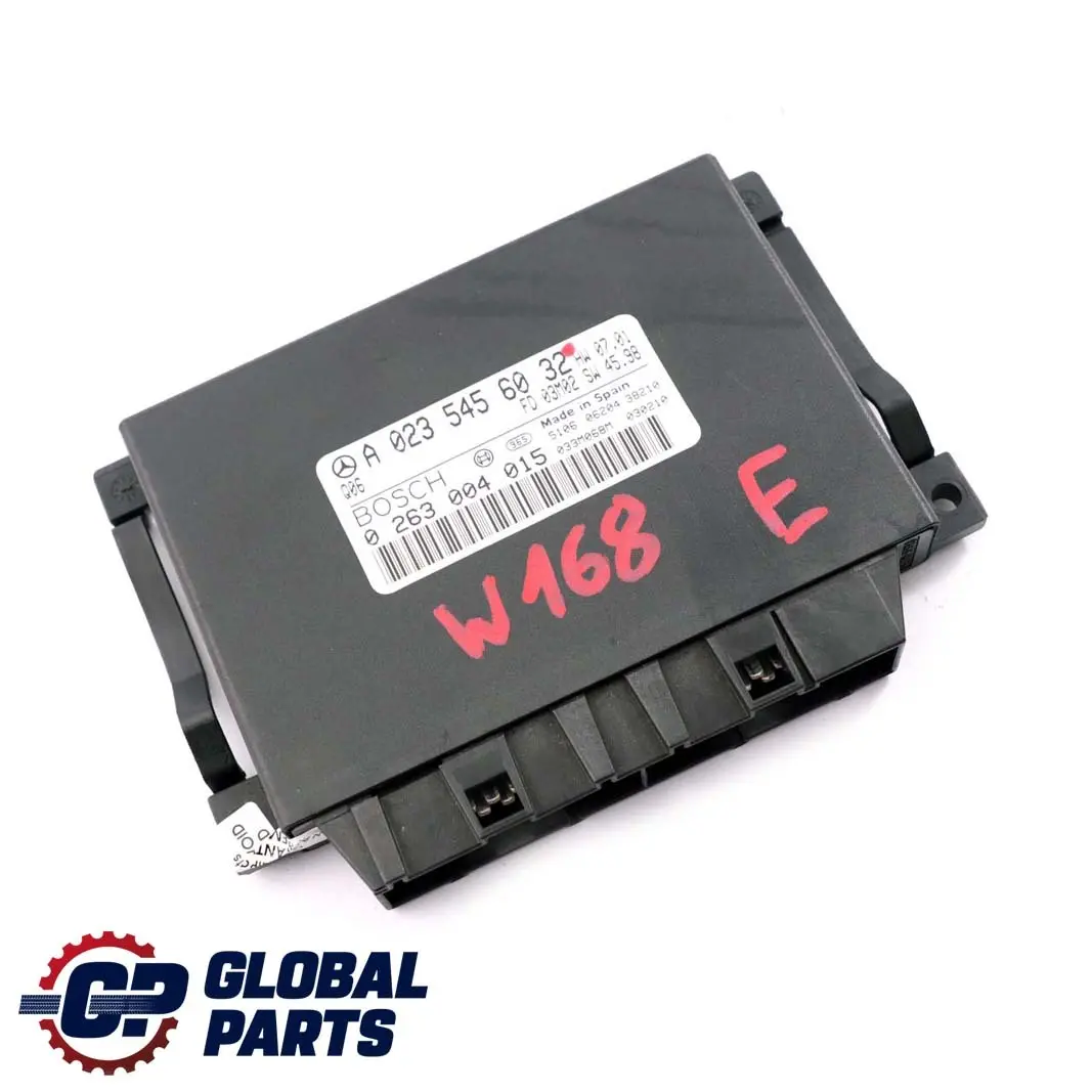 Mercedes-Benz A W168 Vaneo W414 Parktronic Parking Control Unit Module ECU to with Part number A0235456032 Mercedes-Benz A W168 Vaneo W414 Parktronic Parking Control Unit Module ECU - SKU A0235456032 - Part number A0235456032
