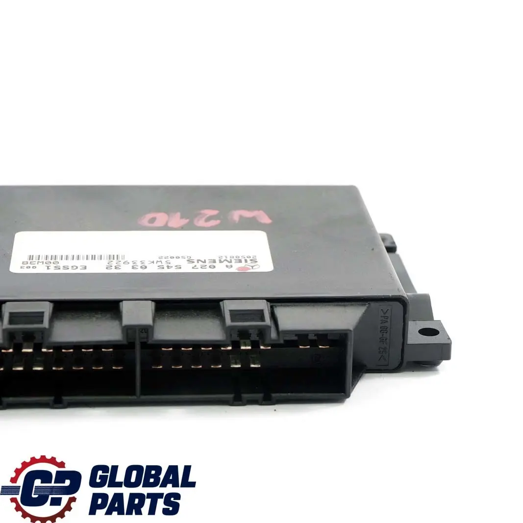  Mercedes-Benz W203 C208 W210 Transmission Control Unit Module EGS - SKU A0255450332 - Part number A0255450332