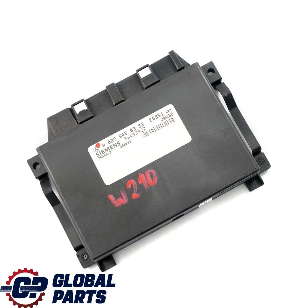  Mercedes-Benz W203 C208 W210 Transmission Control Unit Module EGS - SKU A0255450332 - Part number A0255450332