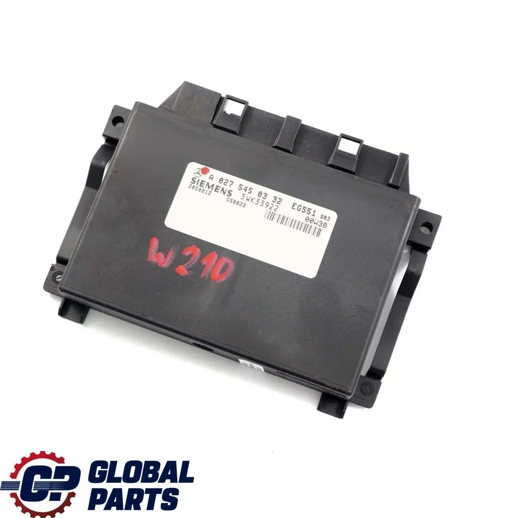  Mercedes-Benz W203 C208 W210 Transmission Control Unit Module EGS - SKU A0255450332 - Part number A0255450332