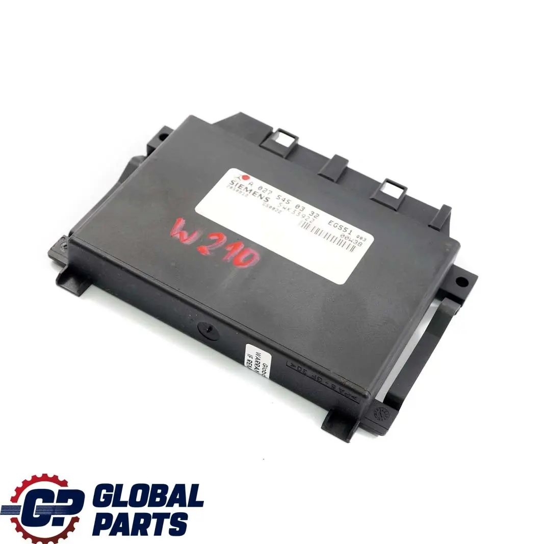  Mercedes-Benz W203 C208 W210 Transmission Control Unit Module EGS - SKU A0255450332 - Part number A0255450332