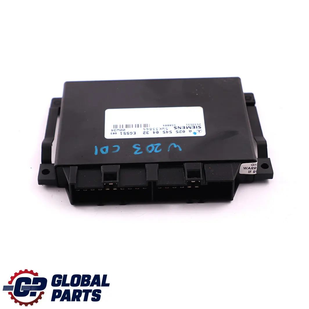  Mercedes-Benz C E W203 W210 200 220 CDI Transmission Control Unit Module ECU - SKU A0255450432 - Part number A0255450432