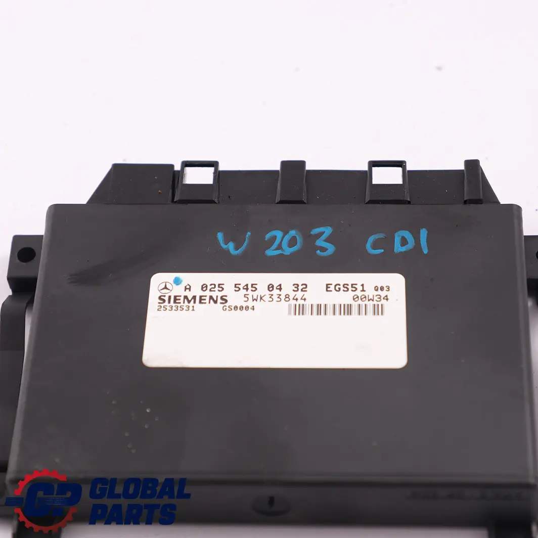 Mercedes-Benz C E W203 W210 200 220 CDI Transmission Control Unit Module ECU - SKU A0255450432 - Part number A0255450432