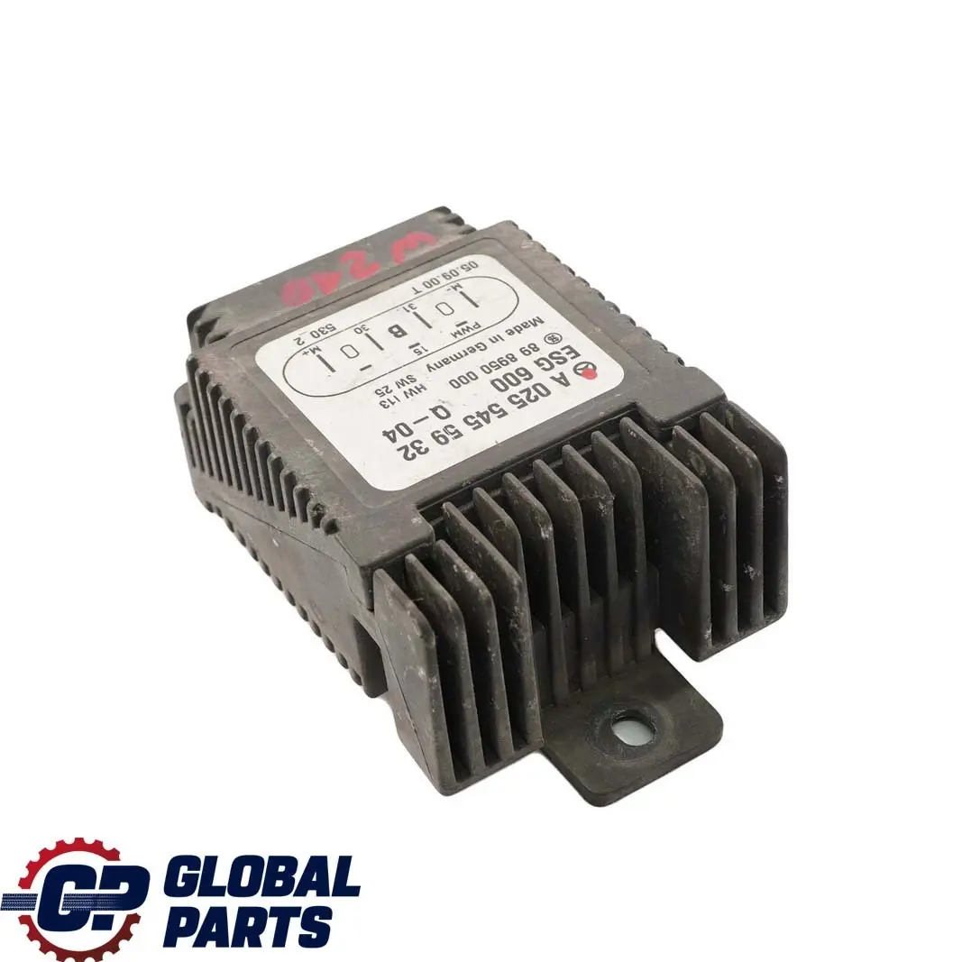 Mercedes-Benz C CLK Class W202 W208 Module Control Unit Fan ECU to with Part number A0255455932 Mercedes-Benz C CLK Class W202 W208 Module Control Unit Fan ECU - SKU A0255455932 - Part number A0255455932