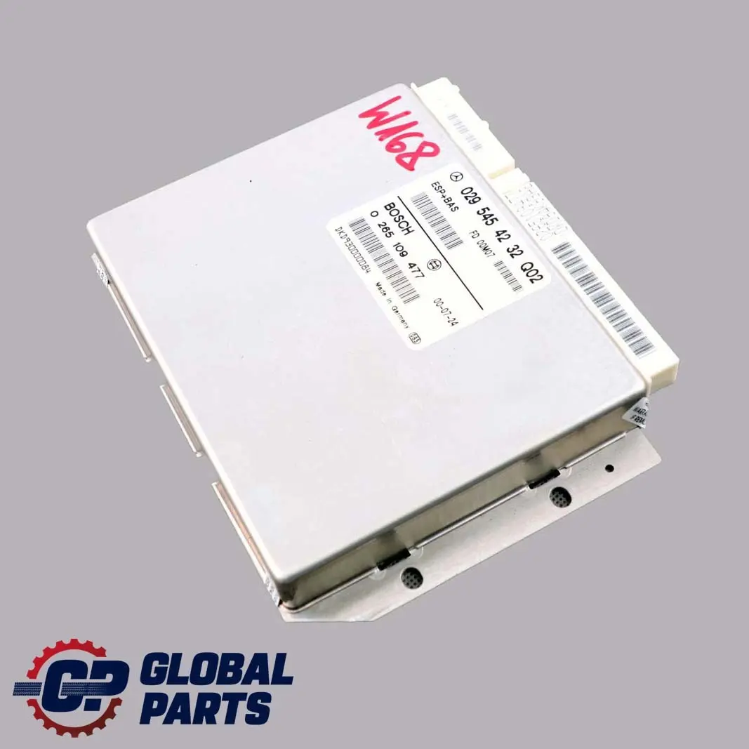 Mercedes-Benz A-Klasse W168 ESP BAS Steuergerät ECU Modul für mit Teilenummer A0295454232 Mercedes-Benz A-Klasse W168 ESP BAS Steuergerät ECU Modul - SKU A0295454232 - Teilenummer A0295454232