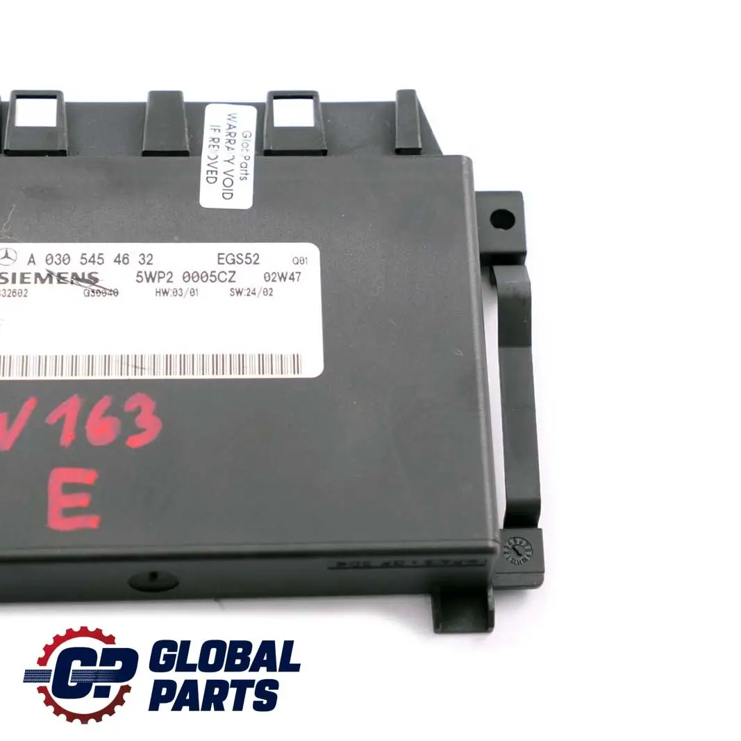 Mercedes W163 Boîte vitesses Unité contrôle transmission ECU - SKU A0305454632 - Numéro de pièce A0305454632