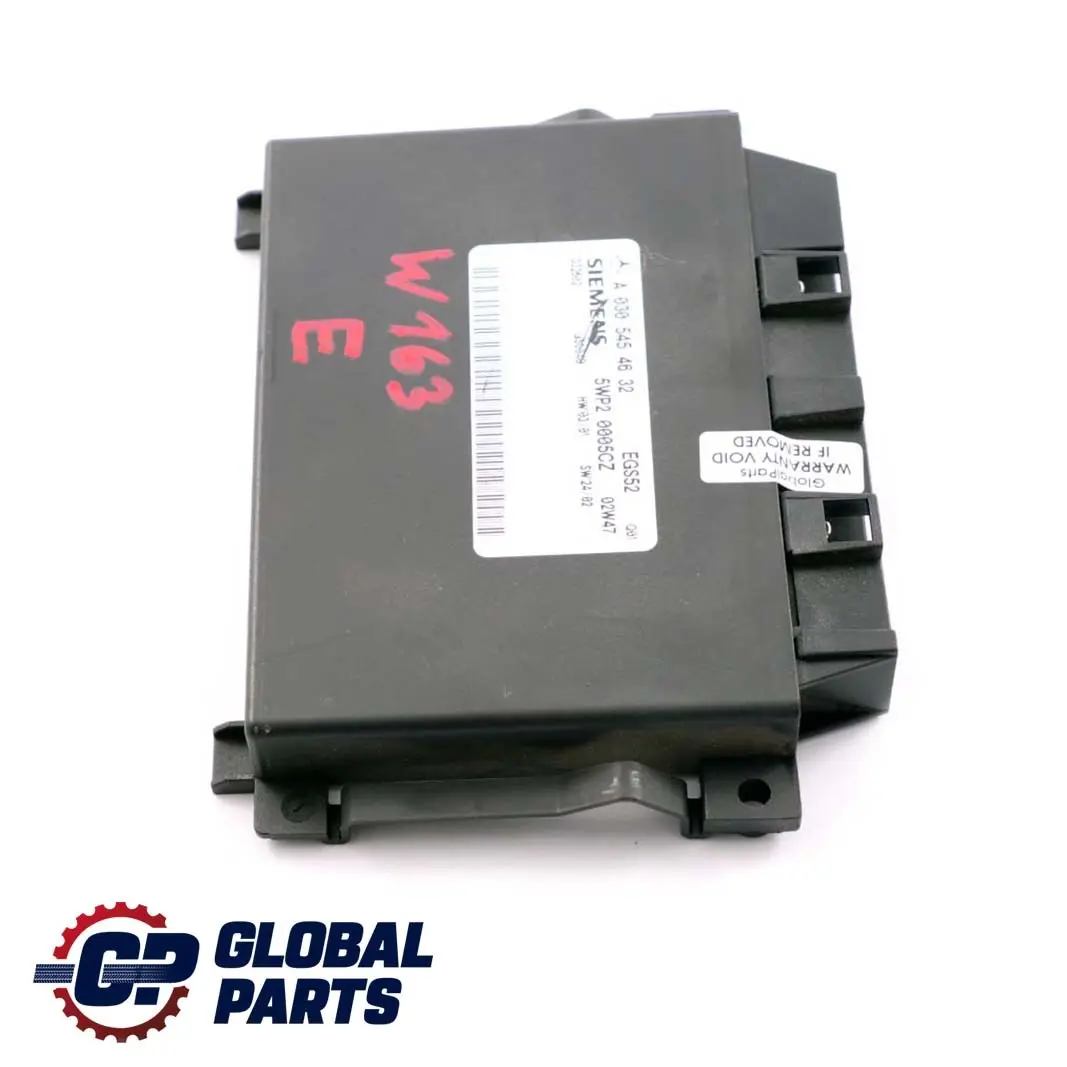 Mercedes-Benz M-Class ML W163 Gearbox Transmission Control Unit ECU to with Part number A0305454632 Mercedes-Benz M-Class ML W163 Gearbox Transmission Control Unit ECU - SKU A0305454632 - Part number A0305454632
