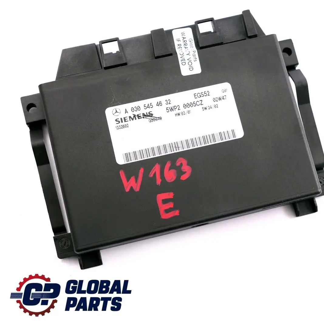 Cambio Unità di controllo della trasmissione ECU per Mercedes W163 con numero di parte A0305454632 Mercedes W163 Cambio Unità di controllo della trasmissione ECU - SKU A0305454632 - Numero di parte A0305454632